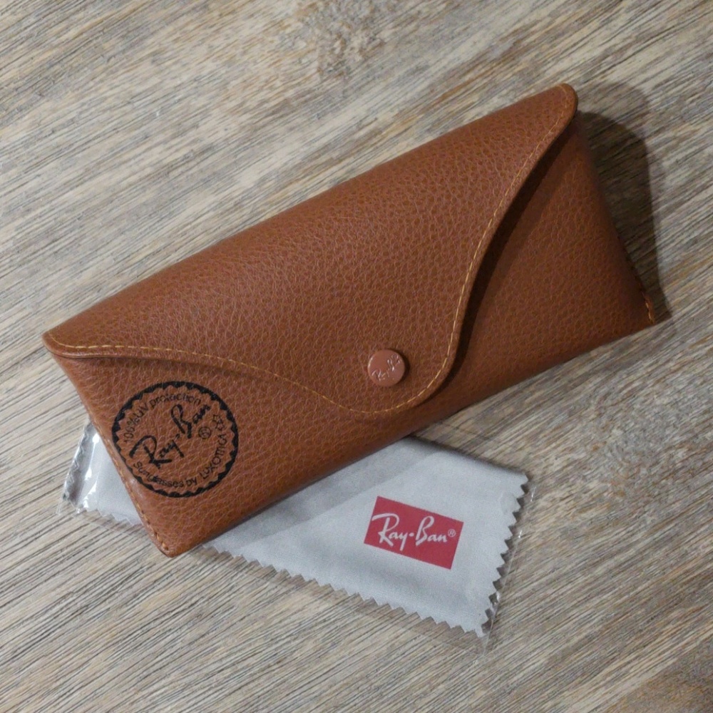 Ray Ban Sunglasses Case w/ Cleaner Cloth